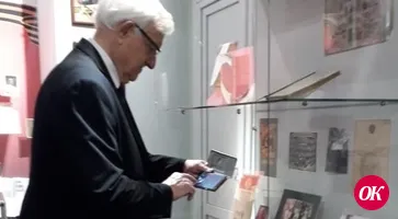 В Кропоткинском музее во время своего визита в Кропоткин побывал Карло Девоти