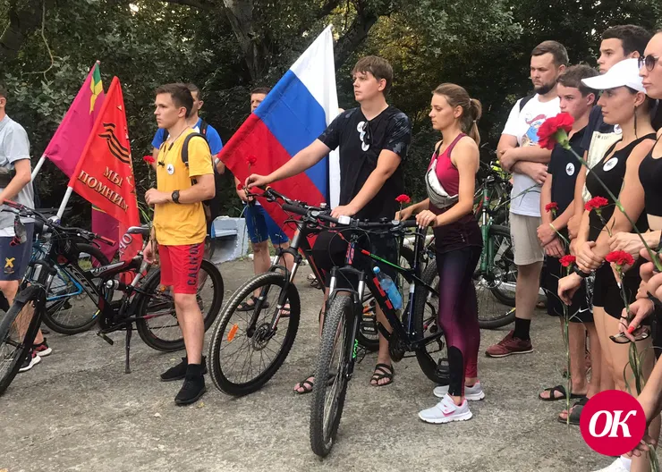 Жители Кропоткина приняли участие в велопробеге, посвященном подвигу урюпинцев
