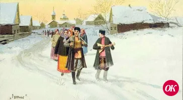 Масленица на старинных открытках