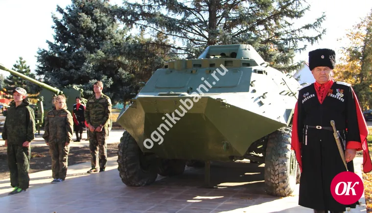 В станице Кавказской торжественно открыли обновленную Аллею славы