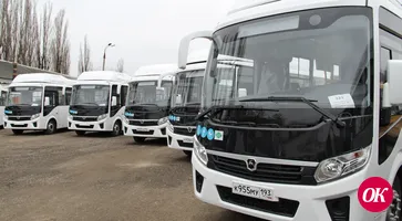 Новые пассажирские автобусы выйдут на линию в Кропоткине с понедельника