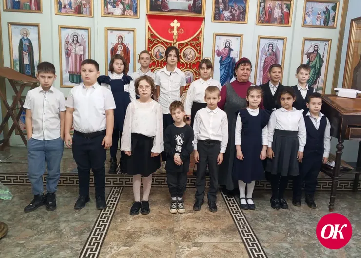 Воспитанники воскресной школы Покровского собора города Кропоткина показали спектакль «Притчи» для родителей и гостей прихода