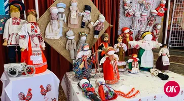 Рушники и куклы-мотанки были представлены на фестивале в Кропоткине