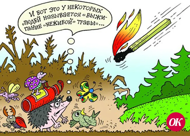 Летом даже искры опасны