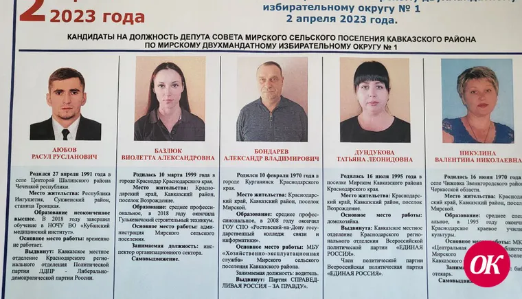 Предварительные итоги допвыборов депутата Совета в пос.Мирском