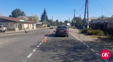Пенсионерка за рулем скутера пострадала в ДТП