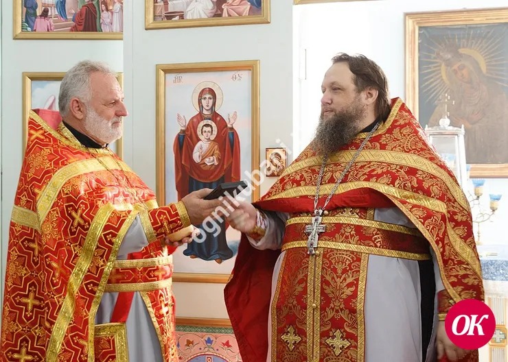Игумен Андрей (Мороз), настоятель Покровского собора г.Кропоткина, отметил день рождения