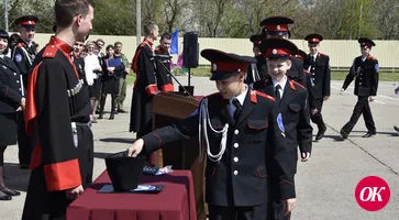 Кадеты Кропоткинского казачьего кадетского корпуса им.Г.Н.Трошева выбрали атамана