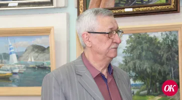 Педагог художественной школы Кропоткина Владимир Шаповалов отметил юбилей открытием выставки
