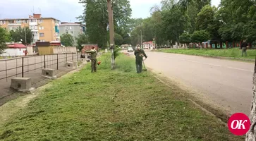 Коммунальщики Кропоткина взялись за покос сорной растительности