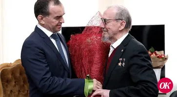 Губернатор Краснодарского края  Вениамин Кондратьев поздравил Виктора Захарченко с днем рождения