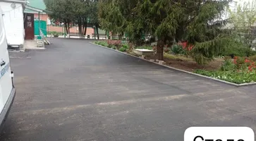 На территории Дома детского творчества в станице Кавказской заменили асфальт