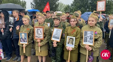 В Кропоткине в парке 30-летия Победы почтили память героев Великой Отечественной войны и героев дня сегодняшнего