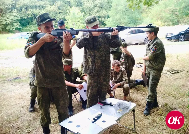 В Кавказском районе прошли соревнования среди казачьей молодежи