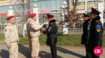 В Кавказском районе прошла краевая патриотическая акция «Эстафета памяти»