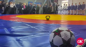 В Кропоткинском кадетском казачьем корпусе открыли зал единоборств