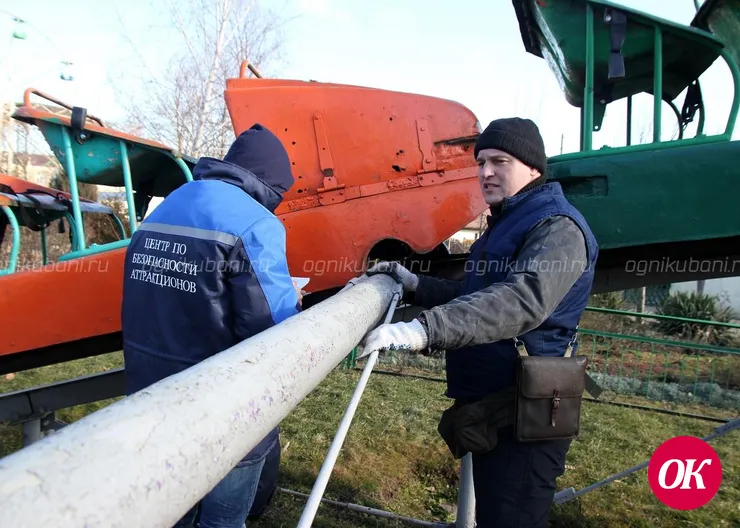 Аттракционы городского парка культуры и отдыха проверили на безопасность
