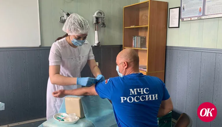 Медики оценили состояние здоровья пожарных Кропоткина
