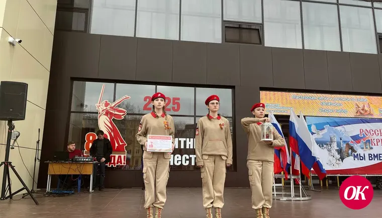 Кавказский район передал эстафету памяти соседям из Тбилисской