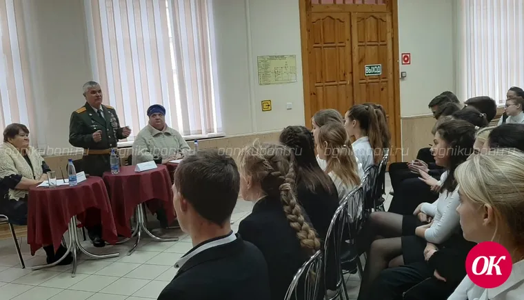 Ветеран войны в Афганистане рассказал о своей службе молодежи станицы Темижбекской