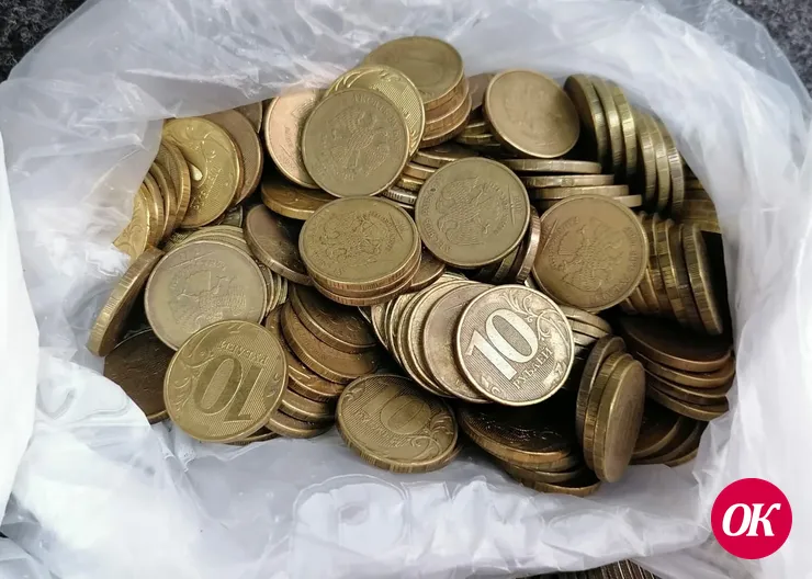 Жители Кубани за две недели принесли в банки 2,7 тонны монет