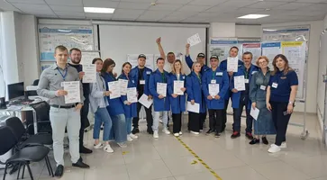 Сотрудники кубанского предприятия «КРАН ХОРС» освоили на практике бережливые инструменты
