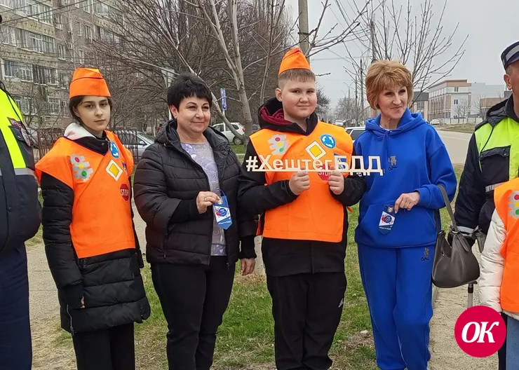 Госавтоинспекторы привлекли школьный отряд ЮИД к проведению акции «ХештегБДД»