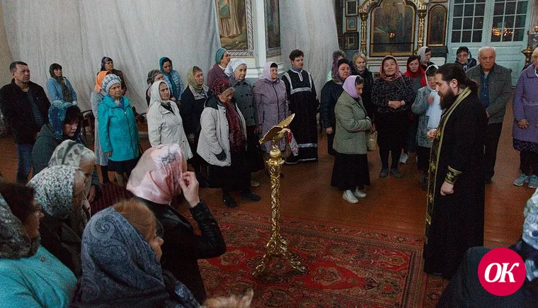 Православные собрались в храме на пассию