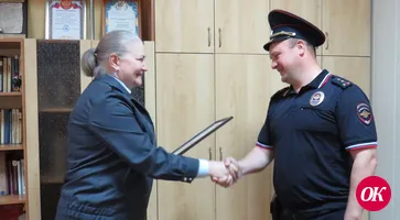 В Кавказском районе участковому уполномоченному полиции вручили благодарственное письмо