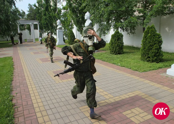Казачата померились силами в военно-патриотической игре