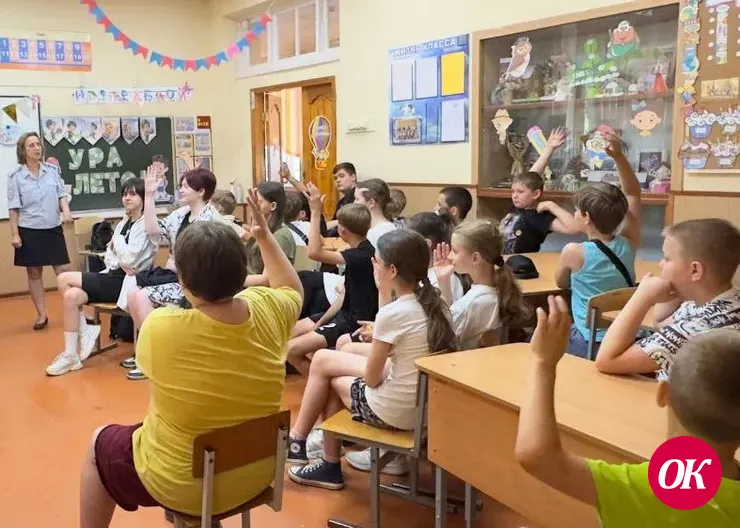 В Кавказском районе полицейские проводят профилактические мероприятия в лагерях дневного пребывания