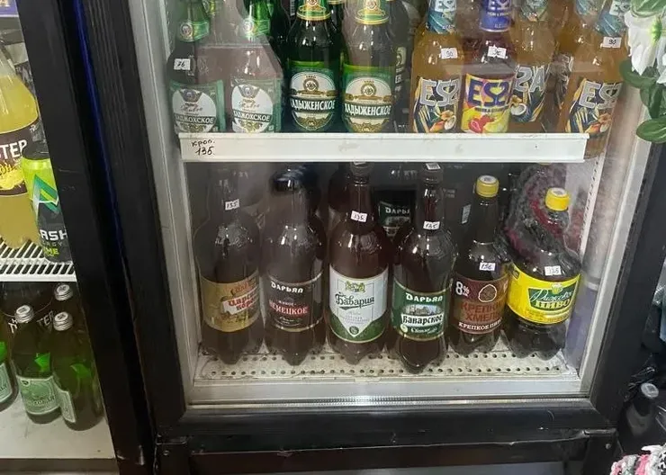 125 л пива в холодильнике