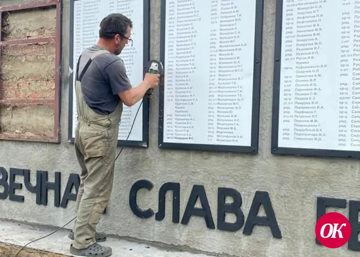 В Кропоткине продолжается благоустройство трех братских захоронений